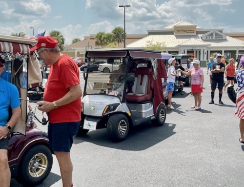 Villagers’ golf cart rally shows support for ‘Sound of Freedom’
