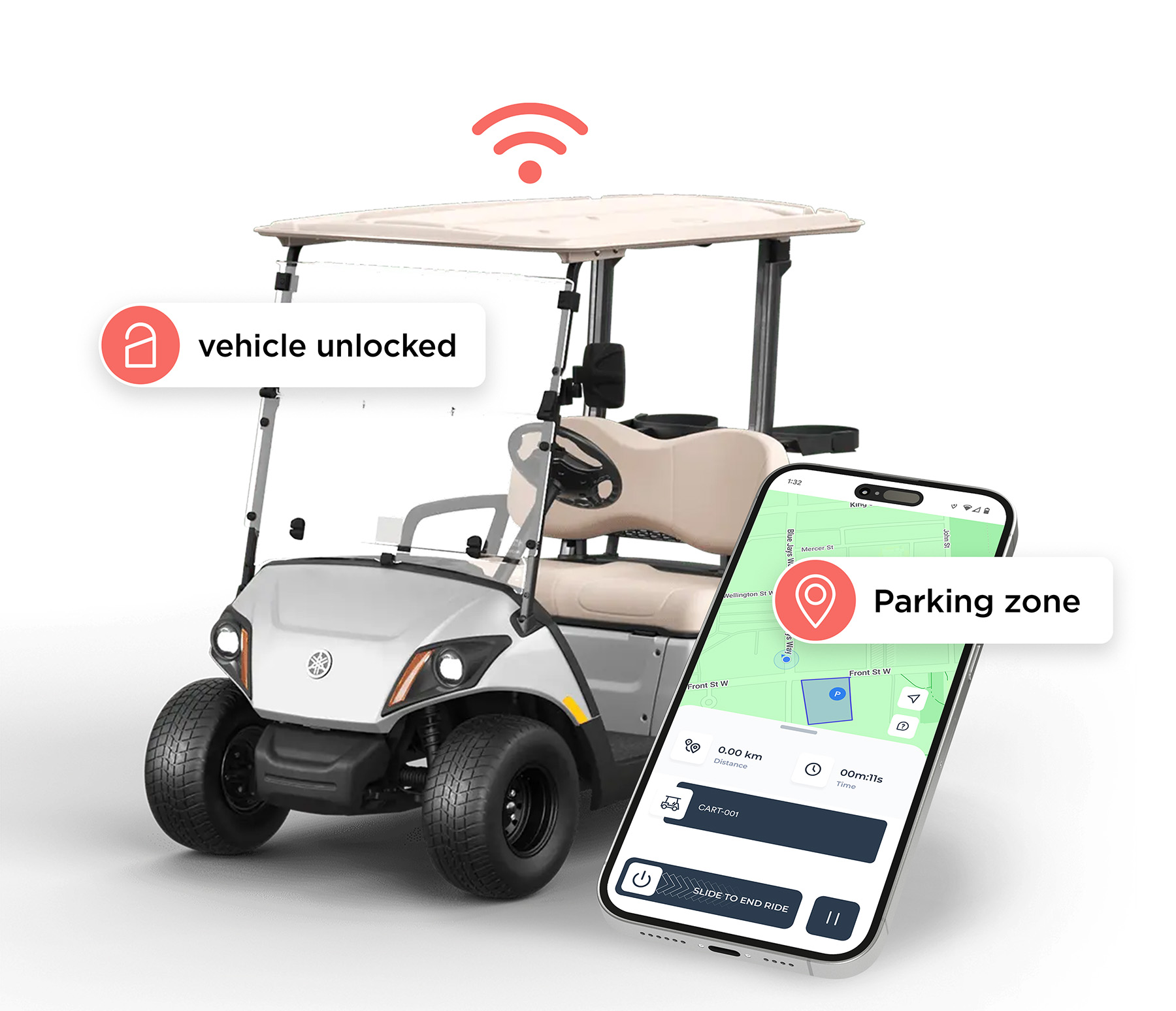 scan and go golf cart rentals