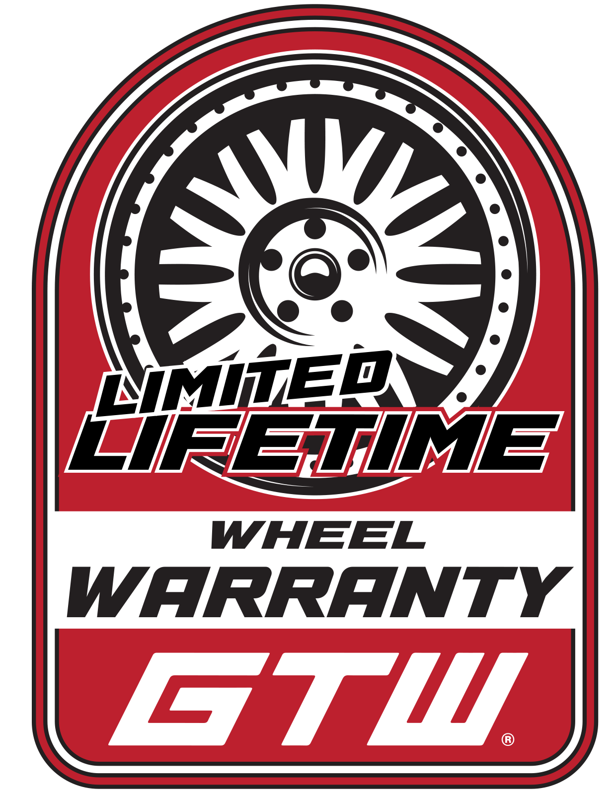 GTW limited lifetime wheel warranty