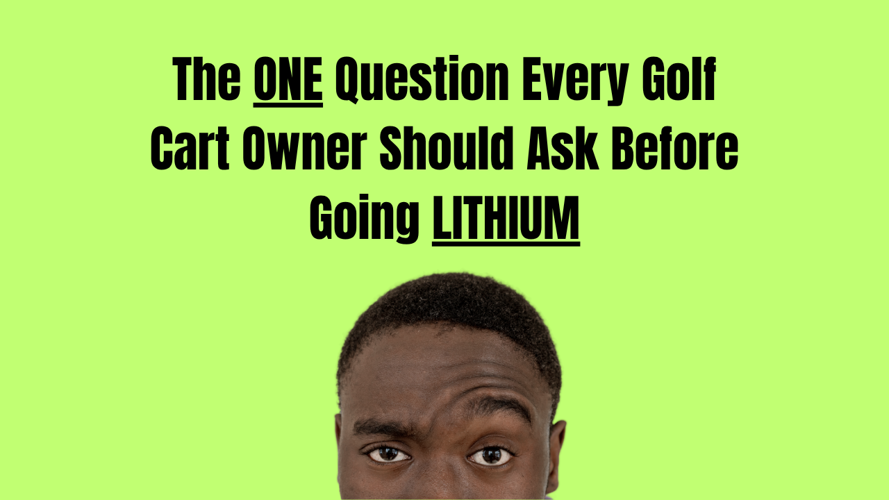 should I convert my golf cart to lithium