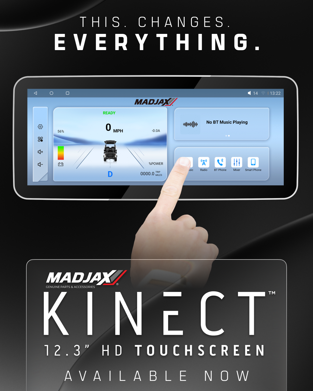 MadJax Redefines the Golf Cart Experience with All-New Kinect 12.3