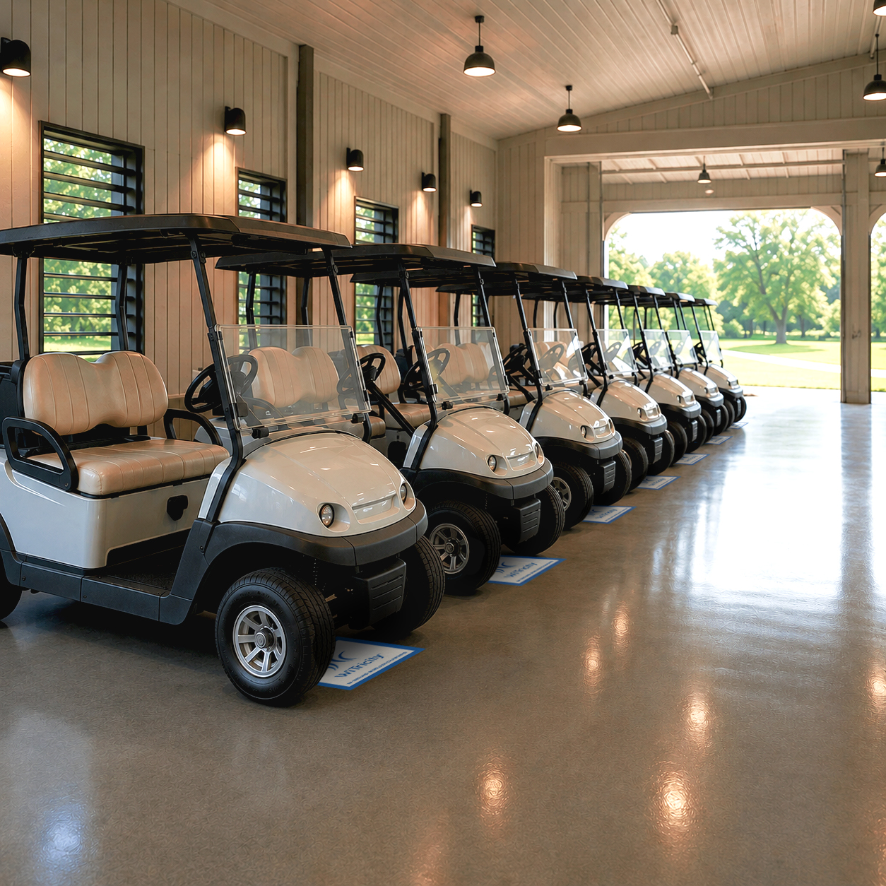 witricity wireless golf cart charging